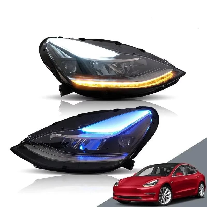 Bimmor 2019-2021  Model Y Front LED Headlight OEM Standard Auto Car Head Light Lamp Long Expiration 6000k Color Temperature